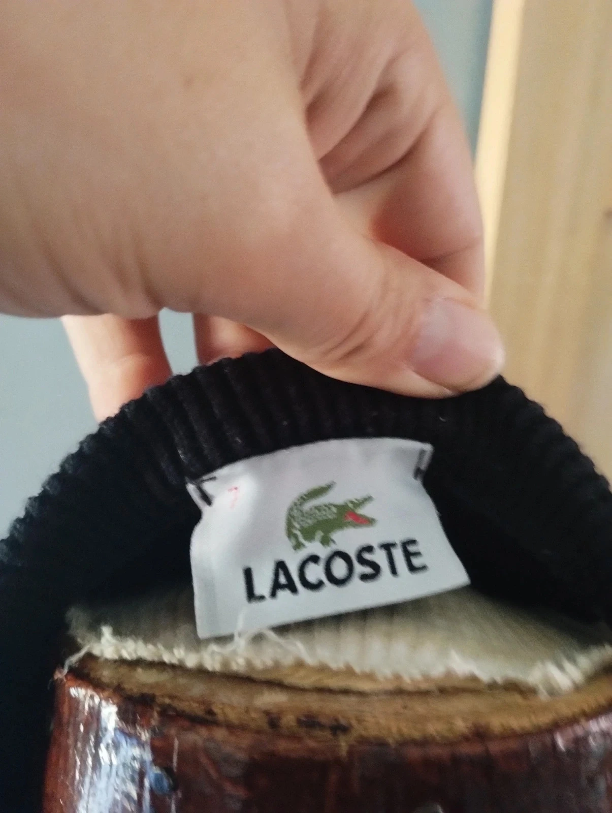 Zwarte Lacoste 7 trui – photo 3